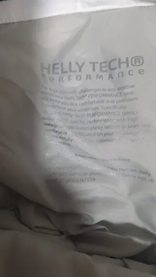 Pantalón de esquí Helly Hansen blanco.