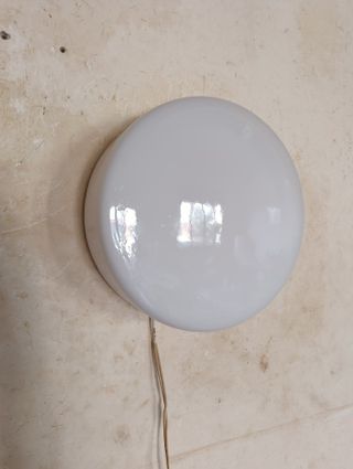 Applique/Plafone Circolare Opalino Bianco