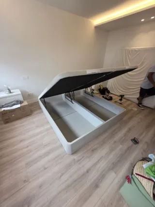 Canapé abatible con colchón