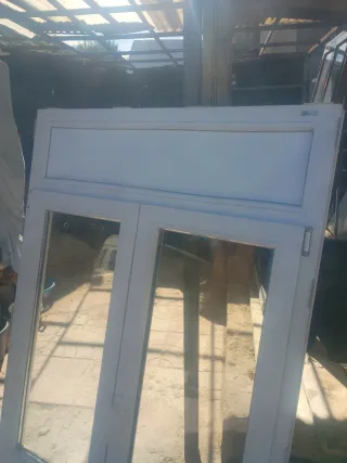 Ventana PVC Blanca Doble Hoja