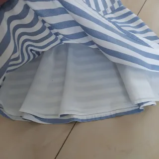 Vestito elegante righe 10-11 anni