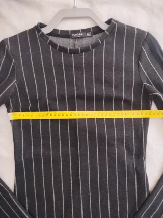 Vestido Bershka rayas XS
