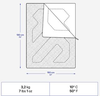 Saco de dormir Quechua Comfort Double 2 personas