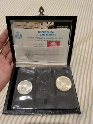 Dittico monete argento