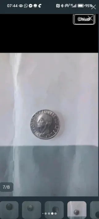 Moneta 1 Lira Regno d'Italia