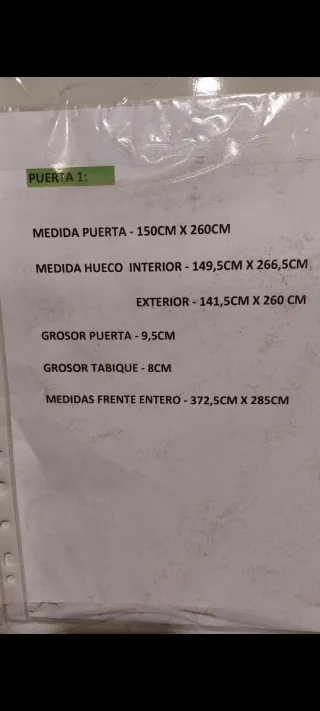 Puertas correderas industriales acero inoxidable