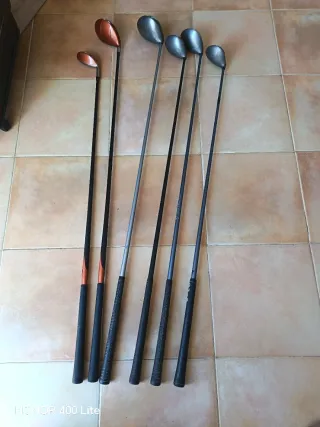 Cinco Palos de Golf TaylorMade 9.5 Titanium