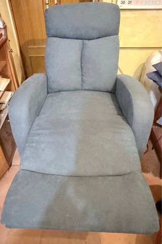 Sillón Relax Ural 1pl Manual Gris