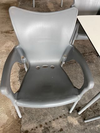 Juego de terraza 4 sillas y mesa