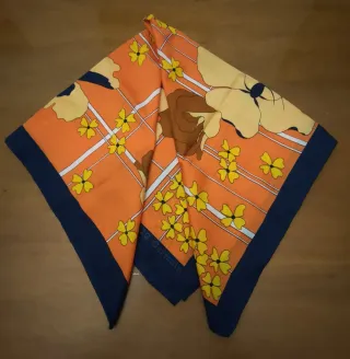 Foulard J.S.Germain seta vintage
