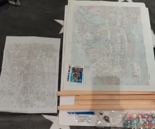 Lienzo para pintar por números