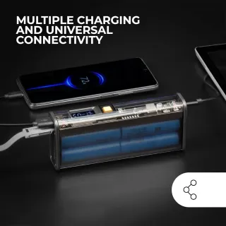 Mars Gaming MPK-20K, Power Bank 22.5W, Baterías Sa