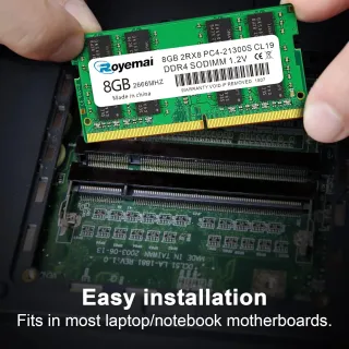 Memoria RAM de 8 GB, DDR4, PC4-21300U