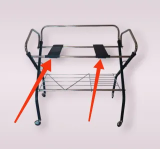 Carrito mesa auxiliar vintage años 60