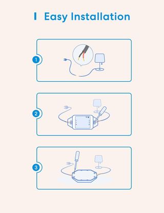 Meross 4 Interruptor Universal Inteligente, 10A DIY Interruptor Inteligente , Interruptor WiFi con Control de Voz