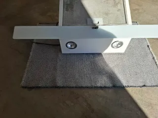 Campana extractora blanca