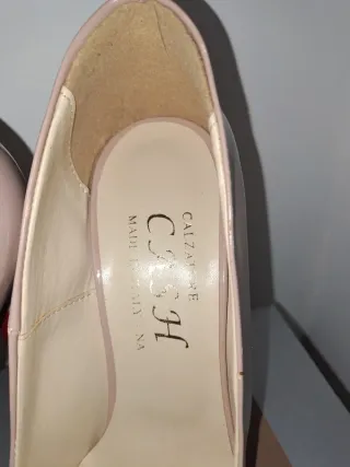 Dècolletè CASH calzature nuove mai usate nude n36