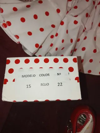 Traje de flamenca con lunares