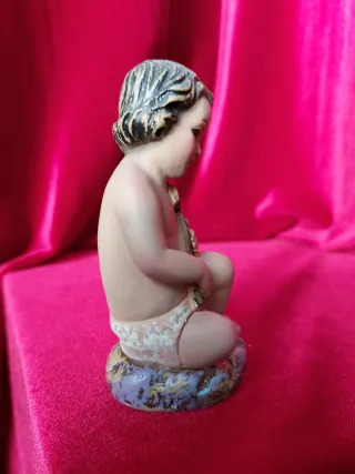 Niño Jesús Olot 10cm con Cruz Dimosa