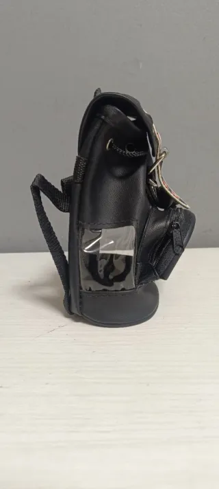 Mochila Pequeña Swiss Dream Negra y Blanca