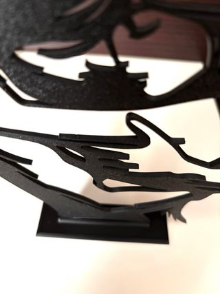 Coppia che si Abbraccia Scultura Line Art Stampa3D