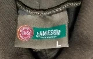 Sudadera Jameson verde talla L con capucha