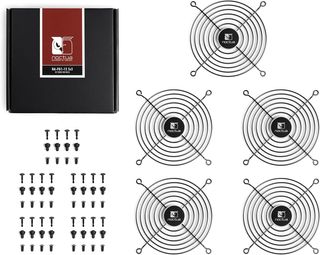 Noctua NA-FG1-12 Sx5, Rejillas para Ventiladores de 120 mm (Set de 5, Negro)