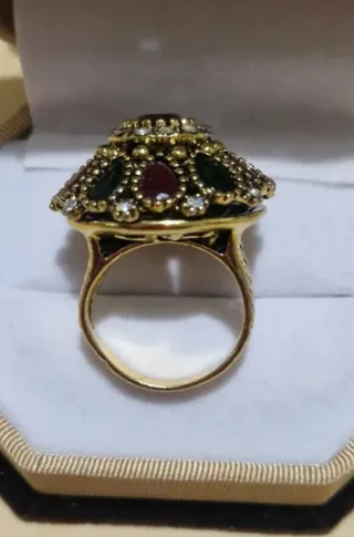 Anello di alta moda gold filled