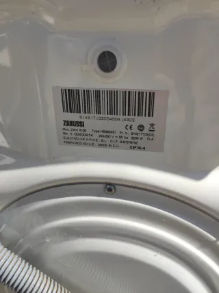 Lavadora Carga Frontal Zanussi 7kg
