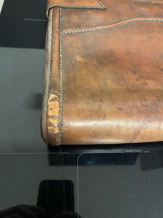 Borsa Vera Pelle Vintage Retro