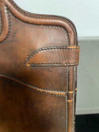 Borsa Vera Pelle Vintage Retro