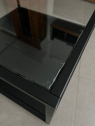Mesa de centro Blackhill cristal y metal Kave Home