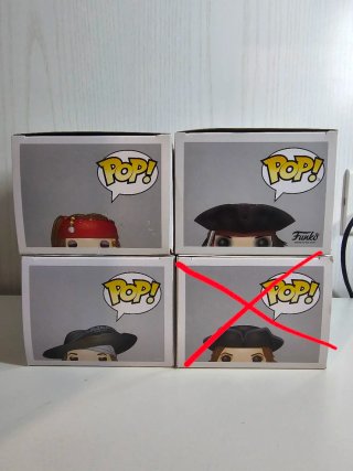 Funko Pop Pirates of the Caribbean Set  Pezzi