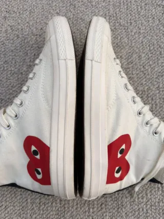 Converse CDG Corazón Talla 42 nuevas