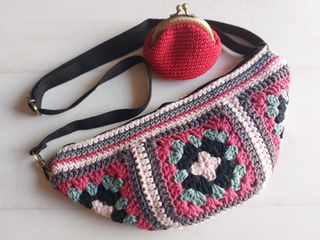 Riñonera crochet granny nueva