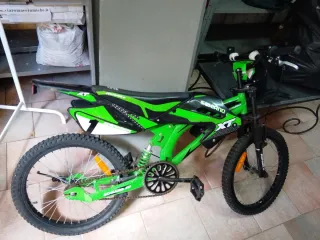Bicicletta Motard Bambino Verde XT