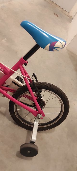 Bicicleta infantil rosa 3-6 años