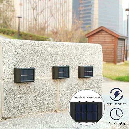 Juego de 2 apliques solares LED exterior IP65