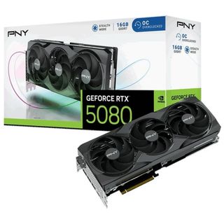 PNY RTX 5080 OC 16GB GDDR7 Triple Fan Nueva