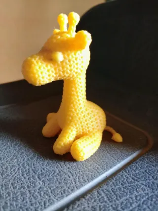 Pupazzetto giraffa in plastica