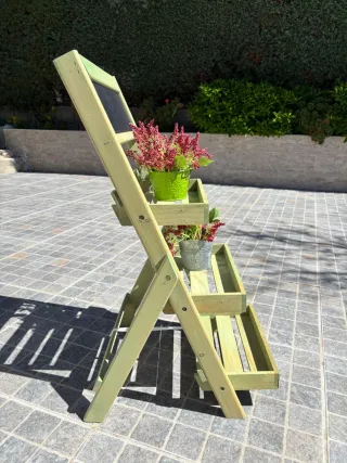 Estantería Escalera Madera para Plantas