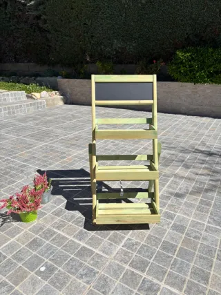 Estantería Escalera Madera para Plantas