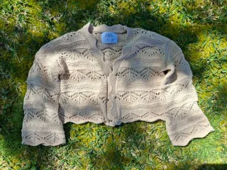 Conjunto Zara niña punto calado 6-7 años