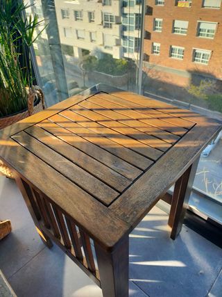 Conjunto Muebles Jardín Madera Acacia (6 piezas)