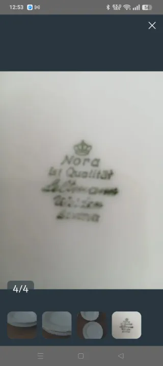 Vajilla Porcelana Alemana Dorada