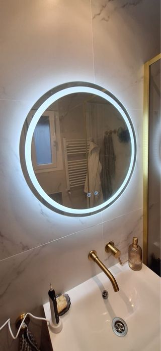 Espejo Redondo LED Baño