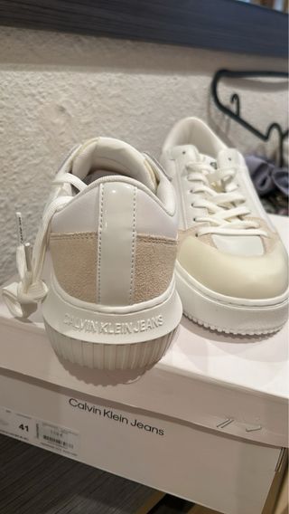 Zapatillas Calvin Klein Jeans Blancas/Beige