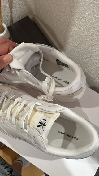 Zapatillas Calvin Klein Jeans Blancas/Beige