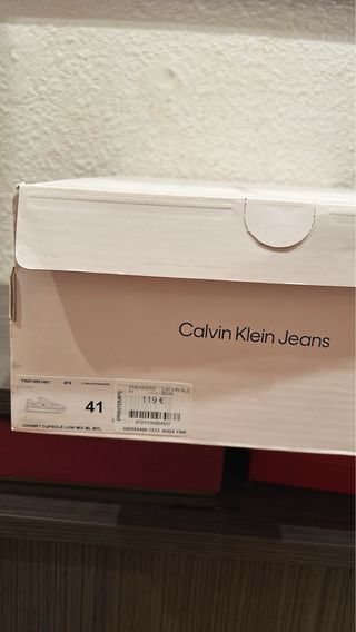 Zapatillas Calvin Klein Jeans Blancas/Beige
