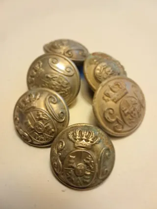 Botones Guardia Civil Alfonso XIII